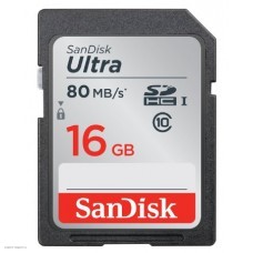 Карта памяти SecureDigital Card 16Gb SanDisk Ultra 