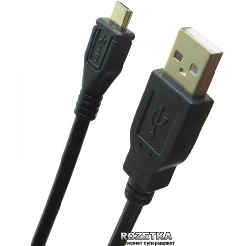 Кабель USB 2.0 Am - MicroUSB, 1m, реверсивный, индикатор заряда, зеленый, ACD Smart (ACD-U915-M2G)