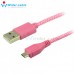 Кабель USB 2.0 Am - MicroUSB, 1m, розовый, ACD Style (ACD-U912-M1E)