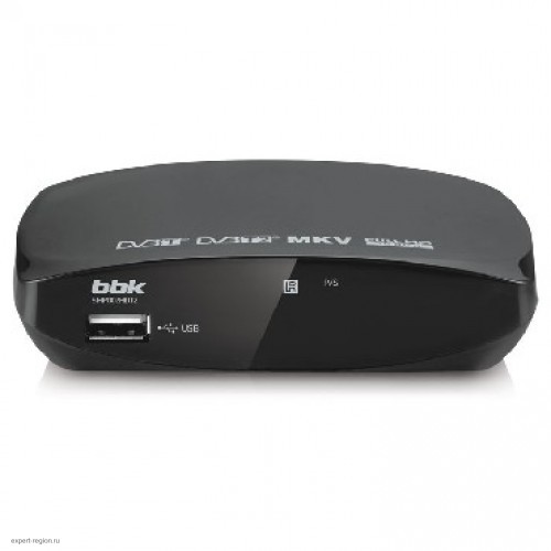 Цифровой эфирный ресивер BBK SMP002HDT2 (DVB-T2 HDMI/USB), Dark Grey