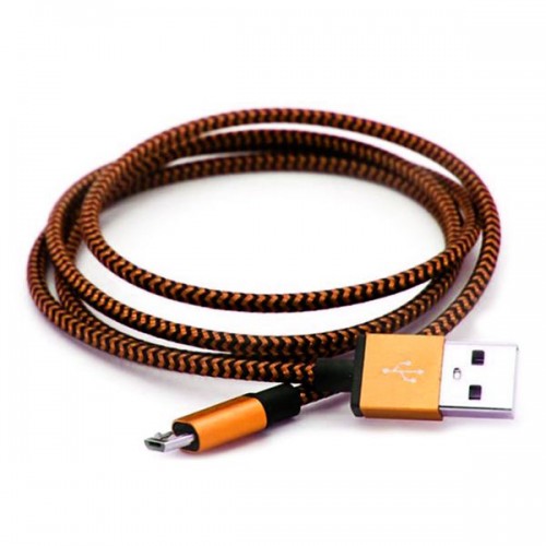 Кабель USB 2.0 - microUSB, 1.2м Smartbuy (iK-12met) Gold