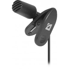 Микрофон Defender MIC-109 black на прищепке, 1,8 м