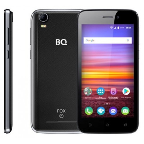 Смартфон BQ BQ-4583 Fox Power 4.5" 854x480, IPS, SC7731, 1Gb RAM, 8Gb, 3G, WiFi, BT, 2x Cam, 2-Sim, 2800mAh, Android 7.0, черный