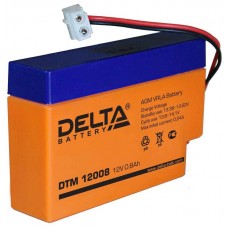 Аккумулятор DELTA DTM 12008 12V 0.8Ah (96x25x62мм/0.34кг)