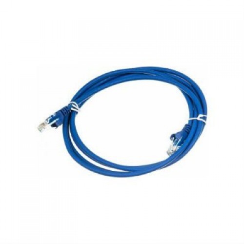 Патч-корд UTP Cat.5e, 1м, PVC, медь, 24AWG, IRBIS (IRB-U5E-1-BL) синий