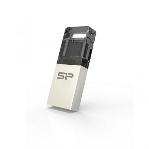 Накопитель USB 2.0 Flash Drive 16Gb Silicon Power Mobile X10 черный/золотистый (SP016GBUF2X10V1C)