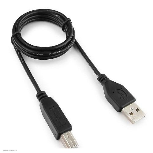 Кабель USB 2.0 Гарнизон AM/BM, 3м, пакет (GCC-USB2-AMBM-3M)