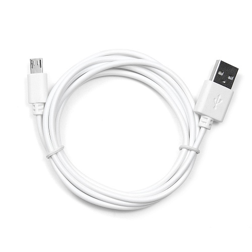 Кабель USB 2.0 Pro Cablexpert AM/microBM 5P, 1,8м, белый, пакет (CC-mUSB2-AMBM-6W)