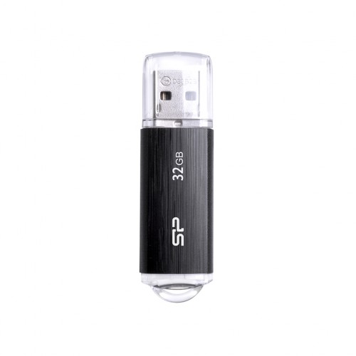 Накопитель USB 2.0 Flash Drive 32GB Silicon Power Ultima U02 black (SP032GBUF2U02V1K)