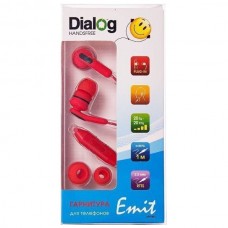 Наушники Dialog ES-F15 (red) проводные с микрофоном