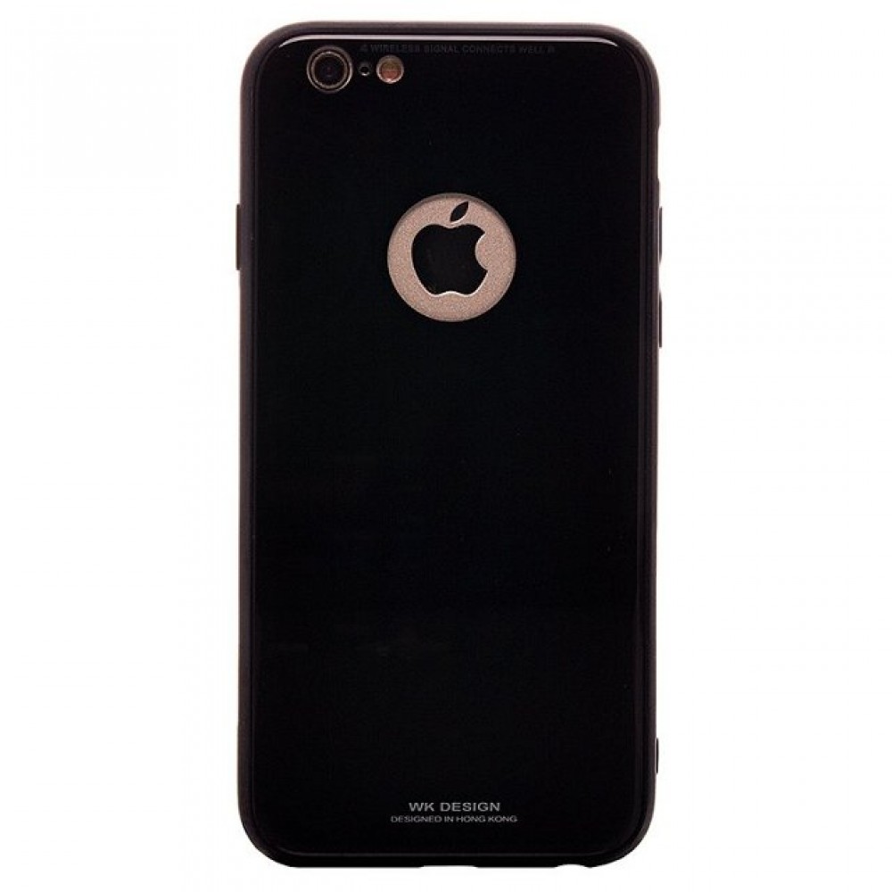 Iphone 6 black. Чехол-накладка WK Design back Glass для "Apple iphone 6 Plus/iphone 6s Plus" (Black). Iphone 6s черный. Iphone 6s черный чехол. Черный чехол Apple на айфон 6s.