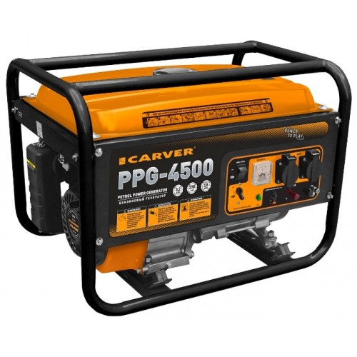 Генератор бензиновый CARVER PPG- 4500