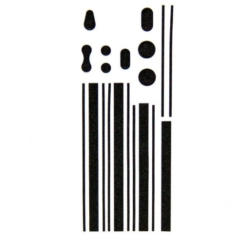 Наклейка i-color 012 (black) для Apple iPhone 4/4S