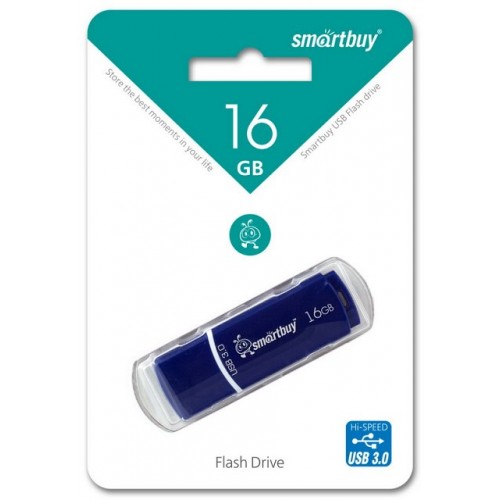 Накопитель USB 3.0 Flash Drive  8Gb Smartbuy Crown Blue (SB8GBCRW-Bl)