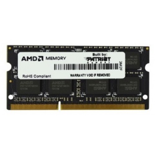 Модуль памяти SODIMM DDR3 SDRAM 4096 Mb AMD Black 