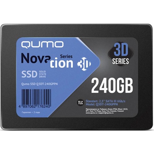 Твердотельный накопитель (SSD) Qumo 240Gb Novation