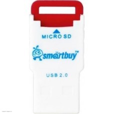 Устройство чтения/записи Smartbuy (External/USB 2.0/MicroSD/SD/TF) Red (SBR-707-R)