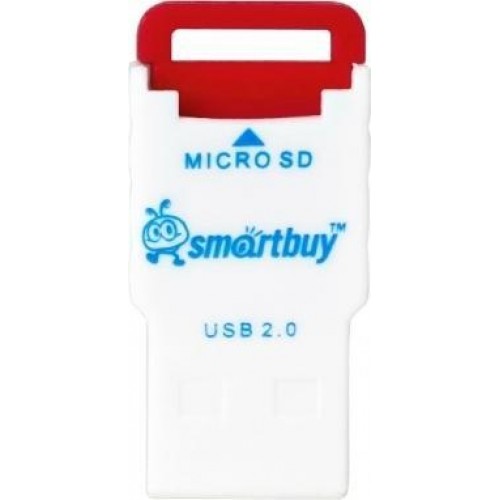 Устройство чтения/записи Smartbuy (External/USB 2.0/MicroSD/SD/TF) Red (SBR-707-R)