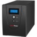ИБП CyberPower Value 1500EILCD Black (1500ВА/900w/6xEuro/RJ-11/RJ-45/USB/RS-232/Display)