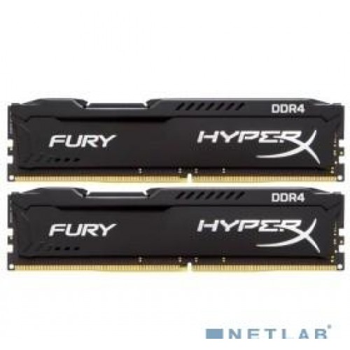 Комплект модулей DIMM DDR4 2*8192Mb (PC4-23400/2933MHz/CL17/RTL) Kingston HyperX Fury (HX429C17FB2K2/16)