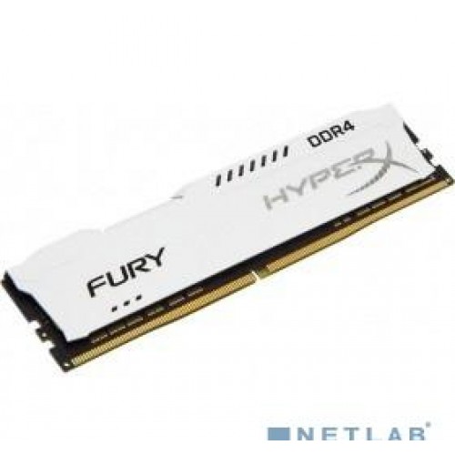 Модуль DIMM DDR4 SDRAM 16Gb (PC4-27700/3466Mhz/CL19/RTL) Kingston HyperX FURY White (HX434C19FW/16)