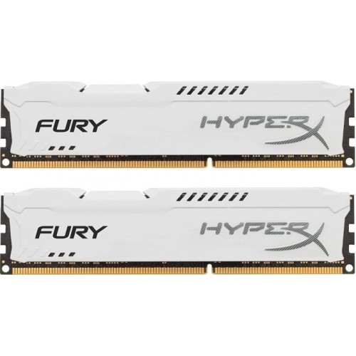 Комплект модулей DIMM DDR4 2*16384Mb (PC4-25600/3200Hz/CL18/RTL) Kingston HyperX FURY White (HX432C18FWK2/32)