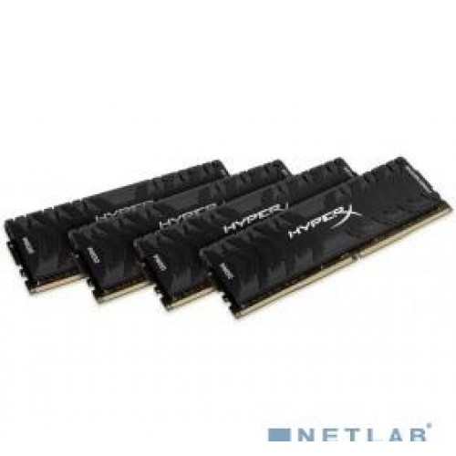 Комплект модулей DIMM DDR4 4*16384Mb (PC4-19200/2400Mhz/CL12/RTL) Kingston HyperX Predator (HX424C12PB3K4/64)