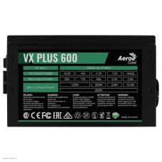 Блок питания 600W ATX Aerocool VX-600 PLUS