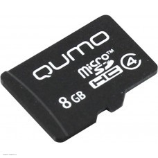 Карта памяти microSDHC 8Gb Qumo (QM8GMICSDHC4NA)