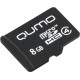 Карта памяти microSDHC 8Gb Qumo (QM8GMICSDHC4NA)