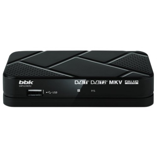 Ресивер цифровой BBK SMP023HDT2 Black, дисплей
