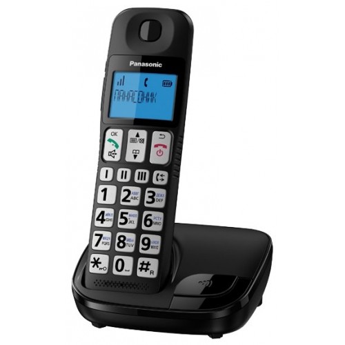Телефон Panasonic KX-TGE110RUB большие кнопки