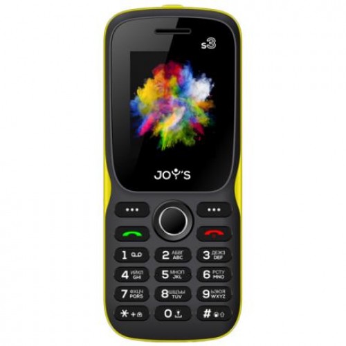 Мобильный телефон Joys S3 DS Black Yellow