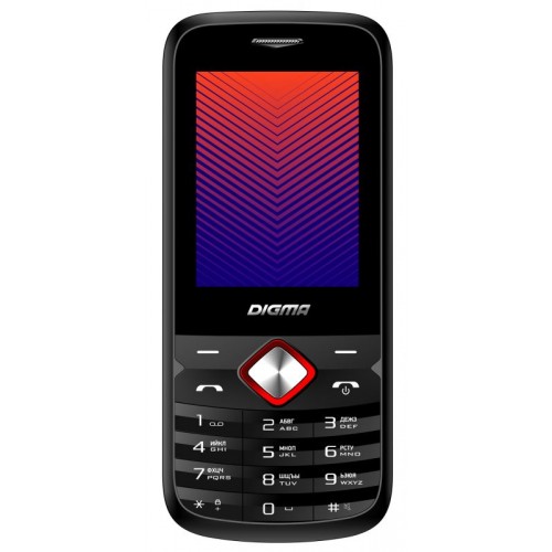 Мобильный телефон DIGMA LINX A242 black red