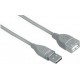 Кабель USB 2.0 Am-Af удлинитель 3м Hama H-45040 серый