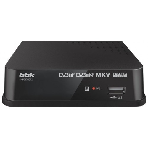 Цифровой эфирный ресивер BBK SMP017HDT2 dark grey