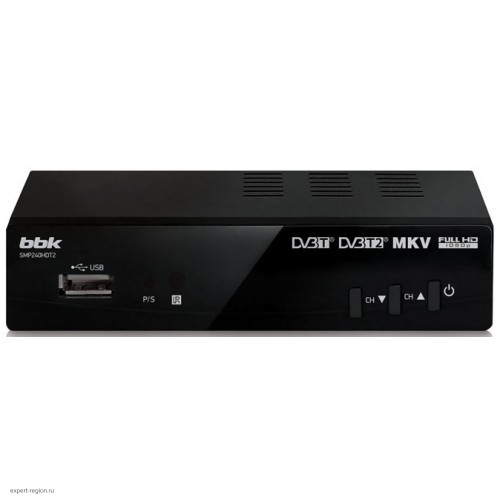 Цифровой эфирный ресивер BBK SMP240HDT2 черный