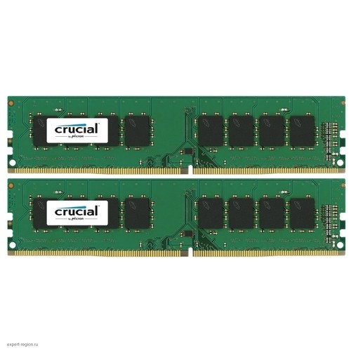 Комплект модулей DIMM DDR4 SDRAM 2*4096Мb Crucial 