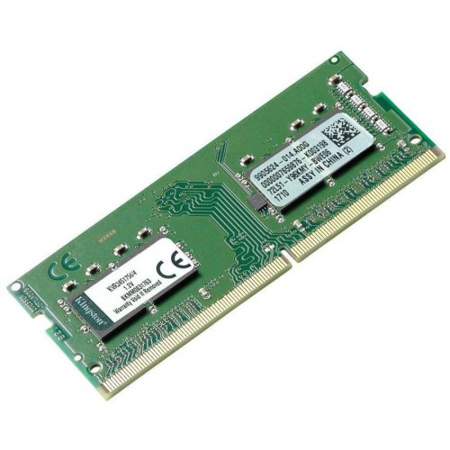 Модуль SO-DIMM DDR4 SDRAM 4096Mb Kingston (2400MHz/CL17/1.2V) (KVR24S17S6/4)
