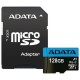 Карта памяти microSDHC 128Gb A-Data Premier (Class 10 UHS-I) + Адаптер (AUSDX128GUICL10A1-RA1)