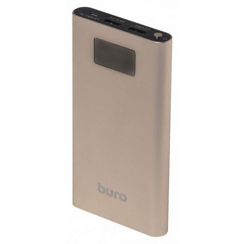 Портативный аккумулятор Buro RA-10000-QC3.0-I&O Golden (10000mAh/2xUSB/3A) (RA-10000-QC3.0-I&O)