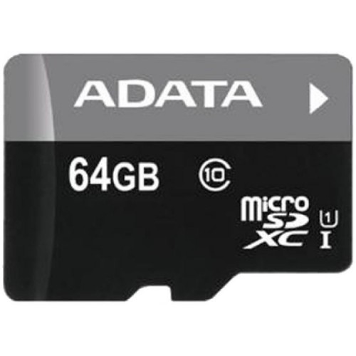 Карта памяти microSDXC 64Gb ADATA Class 10 UHS-I (AUSDX64GUICL10-R)