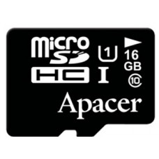 Карта памяти microSD Card16GB Apacer Class 10 UHS-I (AP16GMCSH10U1-RA)