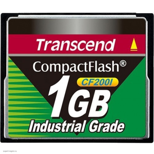 Карта памяти Compact Flash 1Gb Transcend (TS1GCF200I)