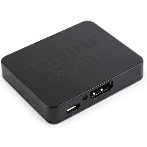 Разветвитель HDMI 1 компьютер - 2 монитора Cablexpert DSP-2PH4-03 (HD19F/2x19F/3D/1.4v/Full-HD)