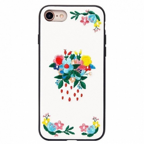 Чехол-накладка Hoco Summery flowers series для Apple iPhone 7/8 (lilac)