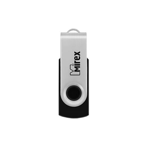 Накопитель USB 2.0 Flash Drive 8Gb Mirex Swivel Black (13600-FMURUS08)