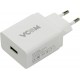 Зарядное устройство VCOM Quick Charger CA-M042 White (1USB/3A) (CA-M042)
