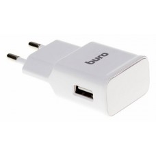 Сетевое зарядное устройство Buro TJ-248W White (1USB/2.4A) (TJ-248W)