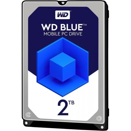 Накопитель HDD 2Tb  Digital Blue (2.5"/5400rpm/128Mb/SATA3) (WD20SPZX)